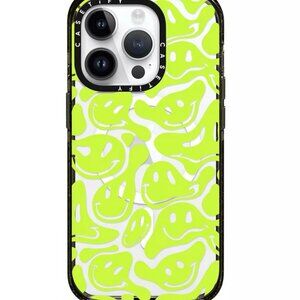 iPhone 15 pro CASETiFY Impact Case with MagSafe  - Acid Smiles
